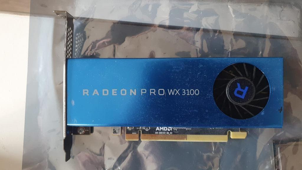 AMD Radeon Pro WX 3100 videokaart, Computers en Software, Videokaarten, PCI-Express 3, AMD, Ophalen of Verzenden, Zo goed als nieuw