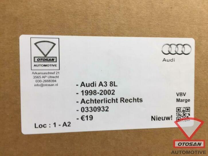 audi a3 8l 1998 2002 achterlicht rechts nieuw! 0330932, AUDI AG, Kundenbetreuung@audi.de, Nieuw, Auto-Union-Strasse 1
85045  Ingolstadt, DE