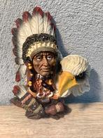 Indiaan met een adelaars hoofd, Ophalen of Verzenden, Gebruikt, Mens