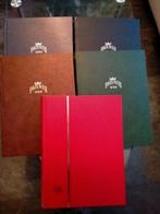 5 dikke lege postzegel albums witte insteek bladen, Ophalen, Nederland