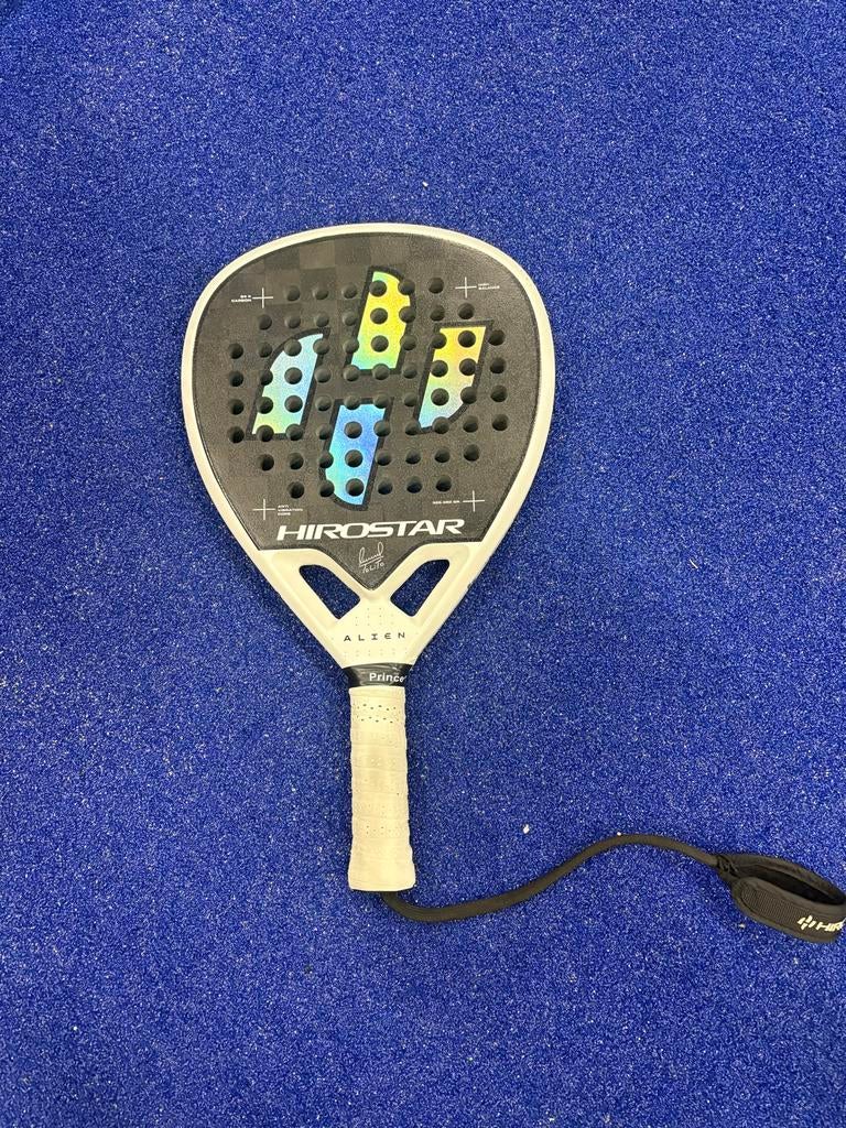Hirostar Alien Padelracket - Aguirre Tolitto Signature, Sport en Fitness, Padel, Ophalen of Verzenden, Zo goed als nieuw, Padelracket