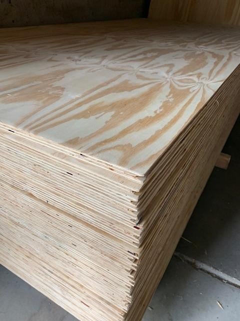 DAKPLATEN MULTIPLEX 18 MM VEER EN GROEF 122X244 € 9,99/M2, Overige kleuren, Nieuw, 15 m² of meer, Hout