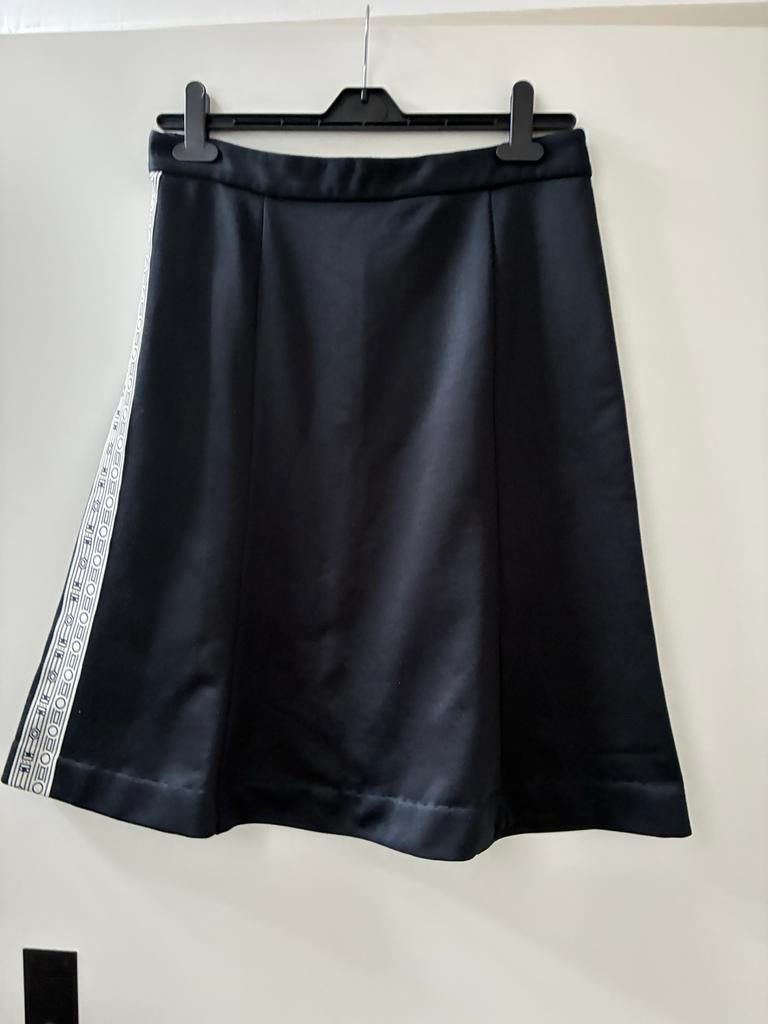 Wood Wood Rok met zijstreep, Kleding | Dames, Rokken, Ophalen of Verzenden, Zo goed als nieuw, Zwart, Knielengte