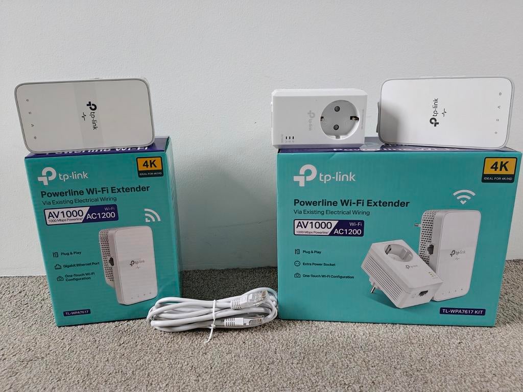 TP-Link TL-WPA7617 Powerline WiFi Extender Kit, Ophalen of Verzenden, Gebruikt, TP-Link