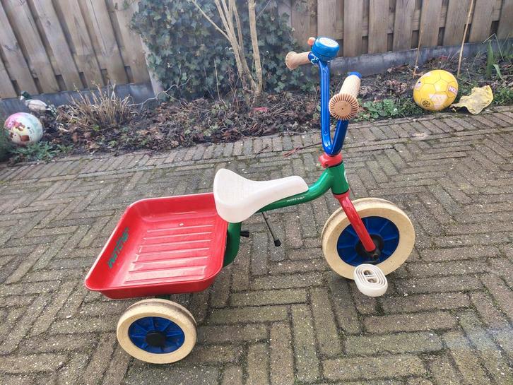 Winther meerkleurige driewieler - met kiepbak, Fietsen en Brommers, Fietsen | Driewielers, Gebruikt, Ophalen