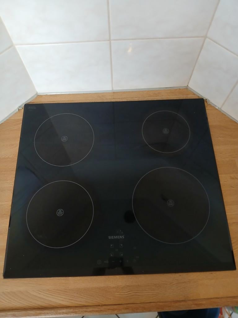 Te koop siemens inductieplaat., Ophalen, 4 kookzones, Zo goed als nieuw, Inbouw