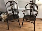 2 charmante Windsor stoelen, Ophalen, Gebruikt, Twee, Bruin