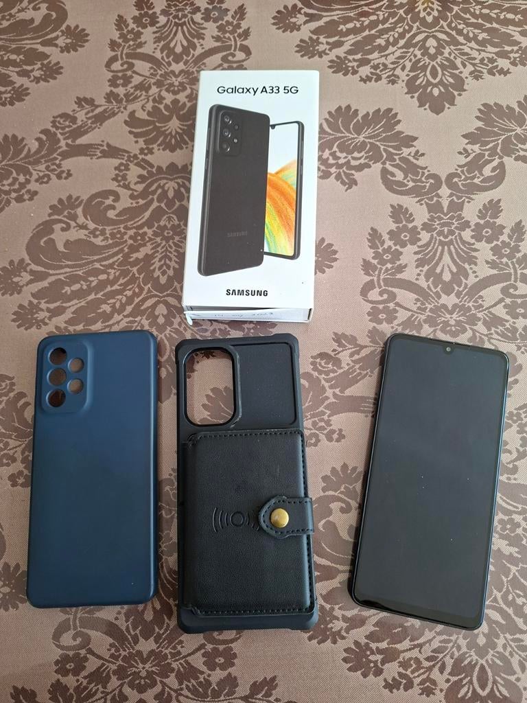Samsung A33 2023 - Zo goed als nieuw, optimale batterij, Ophalen, Zwart, Touchscreen, Zo goed als nieuw