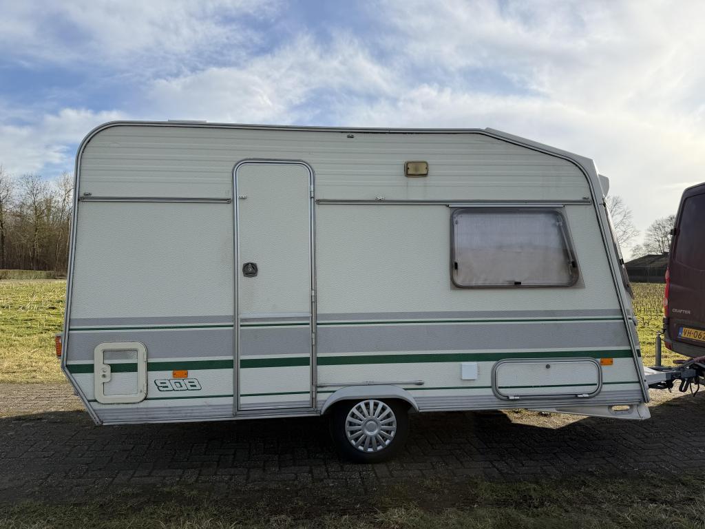 Chateau Cantara 400 lengte bedden, Caravans en Kamperen, Caravans, Chateau, Tot en met 2, Bedrijf, Overige typen