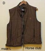 Bodywarmer L bruin Horse Club, Ophalen of Verzenden, Dames, Bovenkleding, Nieuw