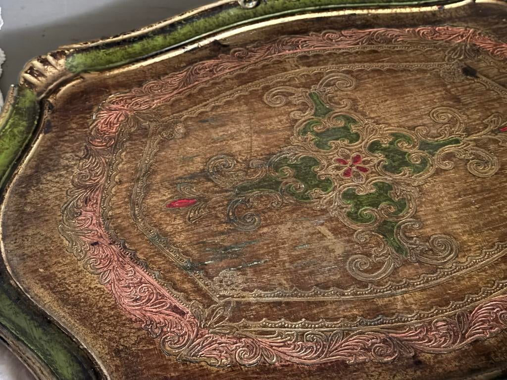 Barok dienblad in mooie kleuren, Ophalen of Verzenden