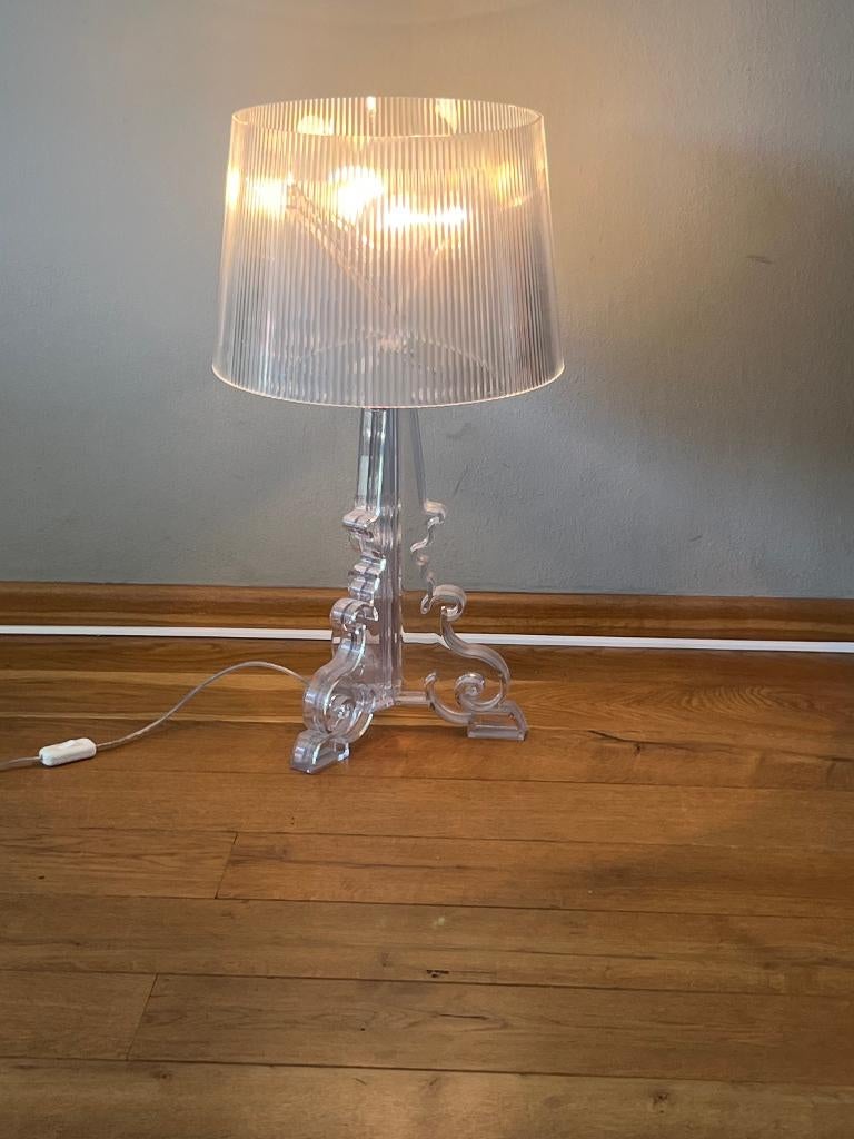 Elegante Kartell Bourgie Lamp, Kunststof, Gebruikt, 50 tot 75 cm, Kartell