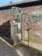 spiegel goud (met planten, sierraden houder), Ophalen, Zo goed als nieuw, 150 tot 200 cm, Rechthoekig