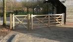 33. Houten poort | landhekken | weidepoorten, Tuin en Terras, Ophalen of Verzenden, Nieuw, Hout, Tuinhek