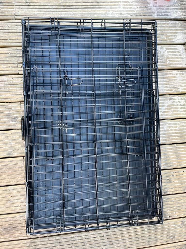 Hondenbench opvouwbaar 100x75x70cm zwart, Dieren en Toebehoren, Ophalen, Gebruikt, 75 tot 110 cm, 65 tot 100 cm