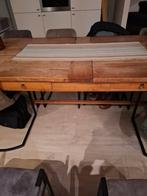 Teak houten tafel, Huis en Inrichting, Tafels | Eettafels, Ophalen, Gebruikt, 200 cm of meer, 50 tot 100 cm