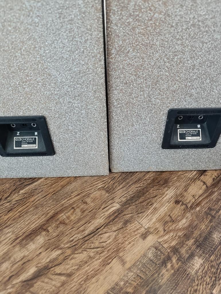 Kef Chorale SP1016 Bij Elkaar Horend Paar speakers, Audio, Tv en Foto, Luidsprekers, Ophalen, Front, Rear of Stereo speakers, Overige merken