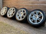 Audi A4 B8 S-line 18 inch velgen + Continental zomerbanden, 18 inch, Banden en Velgen, Ophalen of Verzenden, Personenwagen