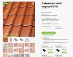 € 13,95 per m2  Gebakken dakpannen: FD 10 rood engobe, Niet ingevuld, Róben, Steen of Klei, Verzenden