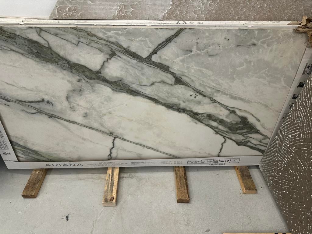 Wand vloer tegel 60x120 cm ariana calacatta verde groen, Doe-het-zelf en Verbouw, Tegels, Zo goed als nieuw, Wandtegels, Keramiek