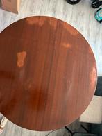 Ronde uitklapbare eettafel, Huis en Inrichting, Tafels | Eettafels, Ophalen, Gebruikt, Rond, 100 tot 150 cm