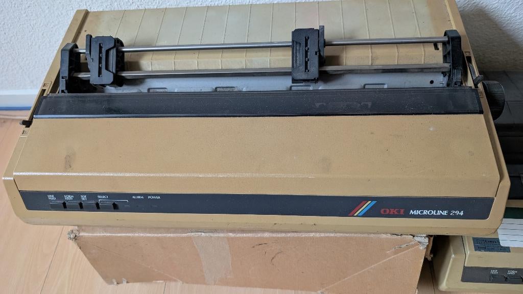 Dot-matrix printer Okidata Microline 294, Computers en Software, Printers, Ophalen, Zwart-en-wit printen, Gebruikt, Matrix-printer