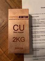 Zeer mooie koperen 2 kilo baar van Kondor, Ophalen of Verzenden, Koper