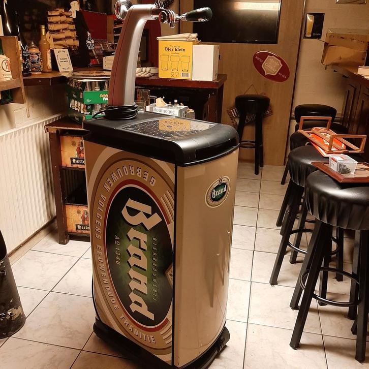 Heineken David tap, met brand reclame, Witgoed en Apparatuur, Thuistaps, Gebruikt, Overige merken, Ophalen