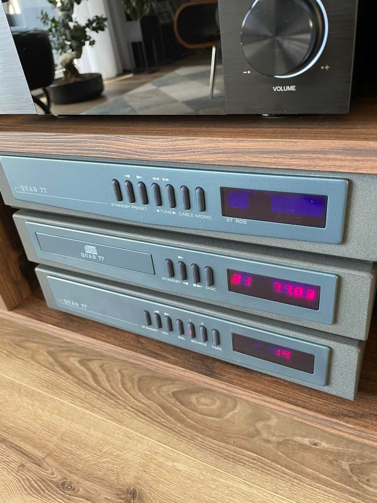 Quad 77 set., Audio, Tv en Foto, Stereo-sets, Gebruikt, Cd-speler, Tuner of Radio, Overige merken, Losse componenten, Ophalen