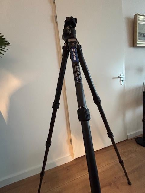 Leofoto statief LS-284C + Balhoofd LH30, Audio, Tv en Foto, Fotografie | Statieven en Balhoofden, Zo goed als nieuw, 150 tot 175 cm