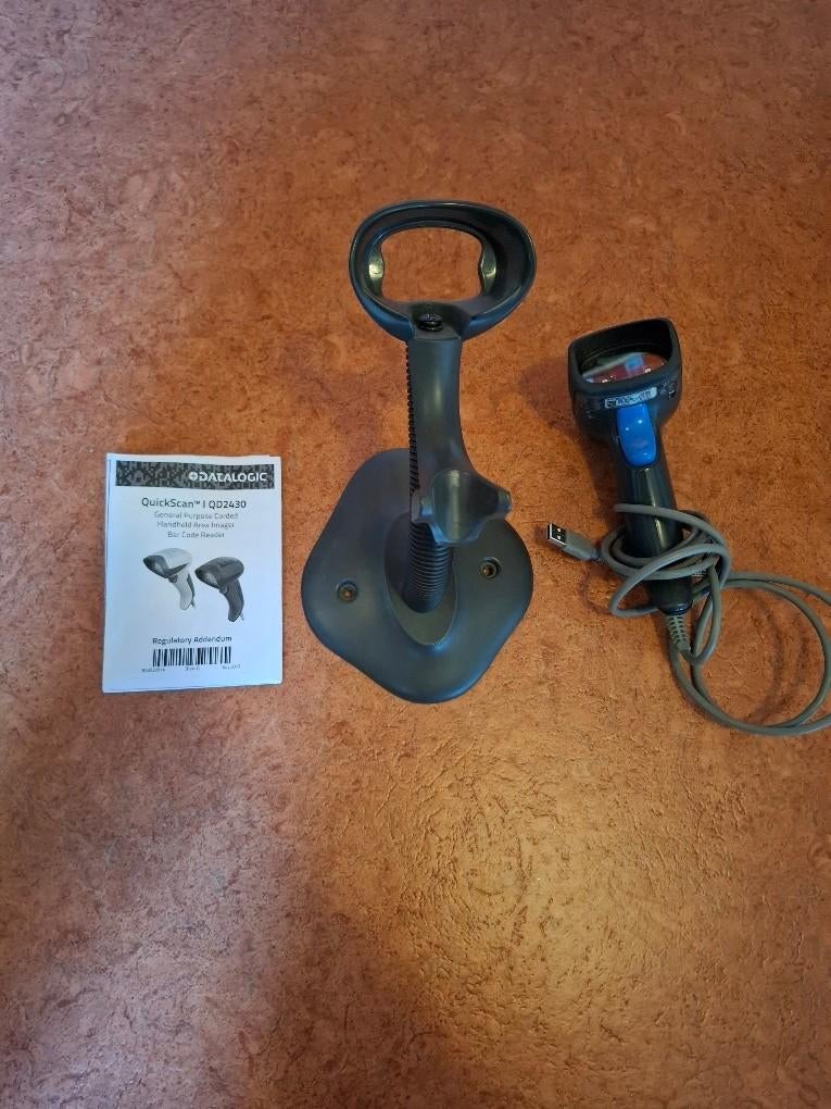 Datalogic Quickscan barcode scanner, Computers en Software, Scanners, Gebruikt, Ophalen of Verzenden, Barcodescanner, Windows