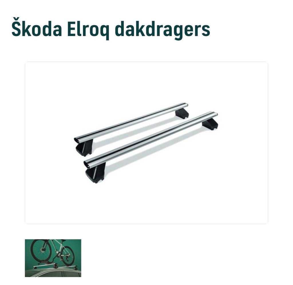 Huren Skoda dakdragers (Elroq, Kodiaq, Superb) en dakkoffer, Auto diversen, Dakdragers, Ophalen, Nieuw