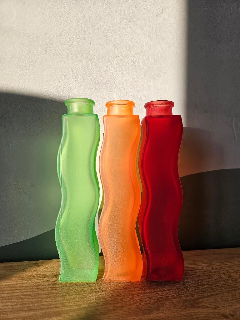 Ikea Skämt vaasjes, Huis en Inrichting, Woonaccessoires | Vazen, Ophalen, Gebruikt, Overige kleuren, Glas