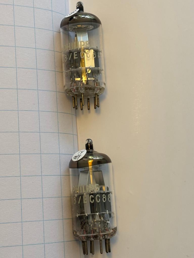 mooie set ECC88 buizen,  Philips, Ophalen of Verzenden, Buis of Buizen