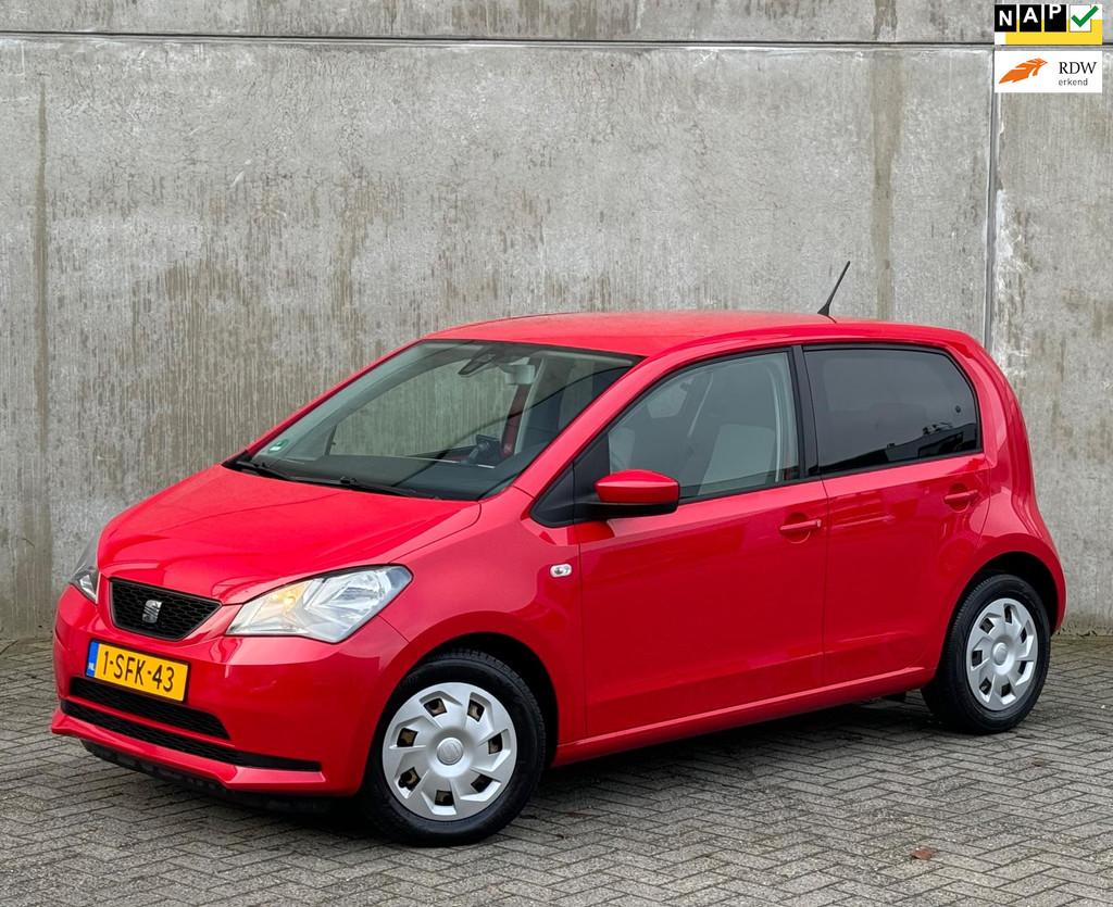 Seat Mii 1.0 Style 5DR 2013 Rood 1E EIGENAAR|NAP|NAVI, Auto's, Seat, Voorwielaandrijving, Euro 5, Gebruikt, 840 kg