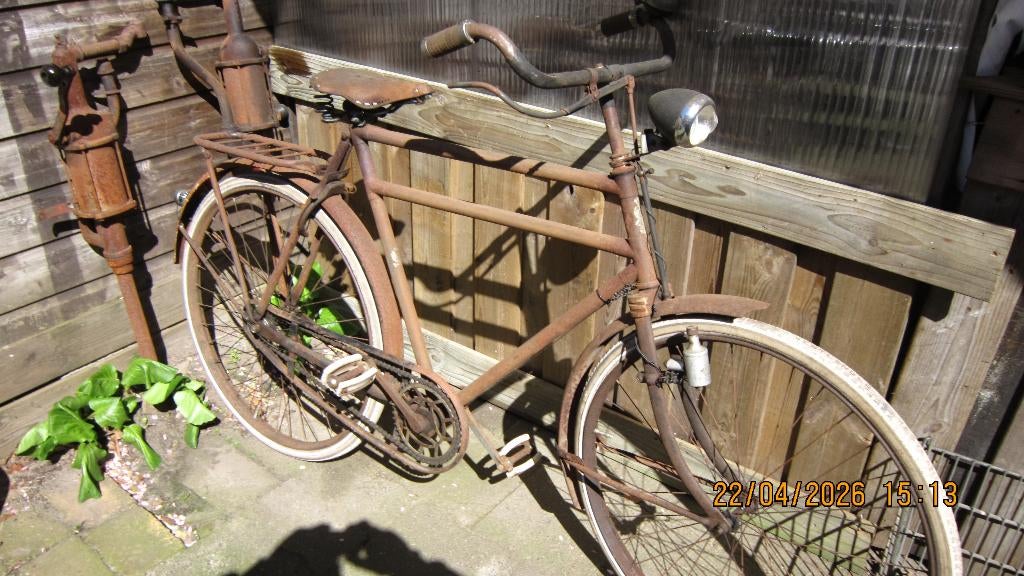 Oude Engelse Doortrapper The Governor, Fietsen en Brommers, Fietsen | Oldtimers, 55 tot 59 cm, Ophalen, The Governor, Jaren '50