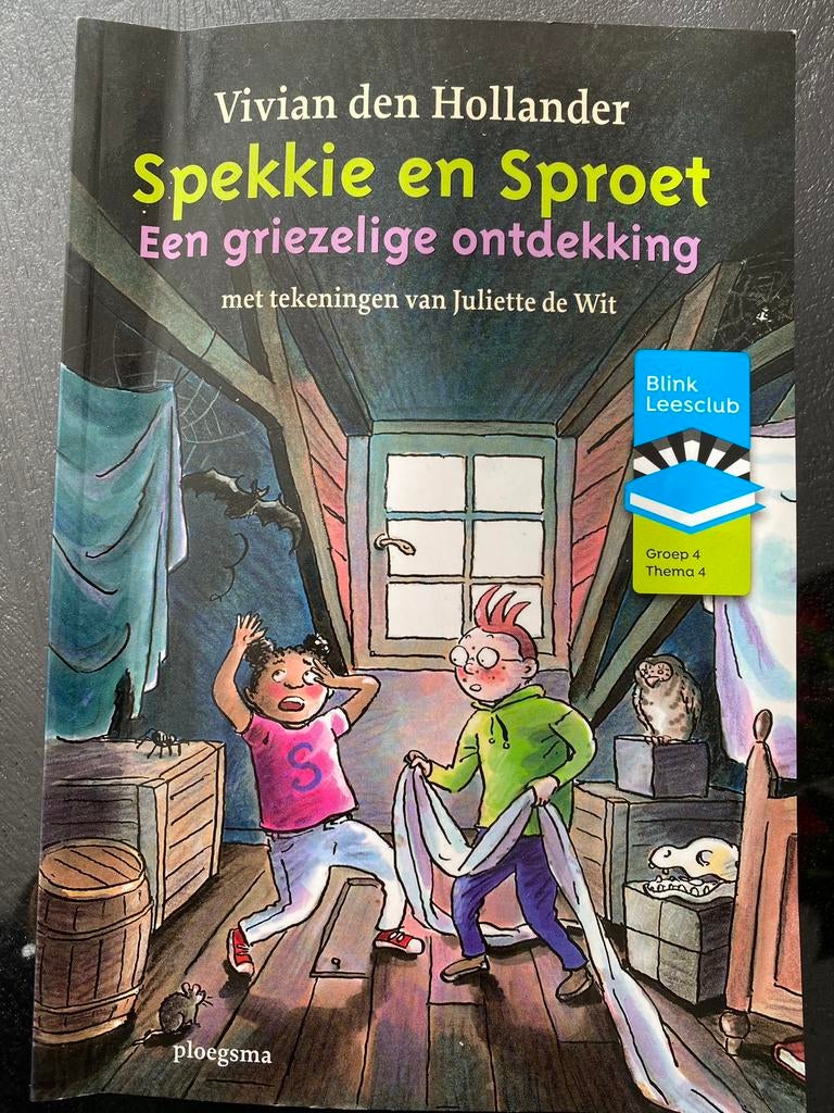 Spekkie en Sproet, een griezelige ontdekking, Ophalen of Verzenden, Zo goed als nieuw, Fictie algemeen