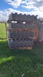 Asbest vrije golfplaten voor dakbedekking - Gebruikt, Ophalen, Overige materialen, Zwart, 15 m² of meer