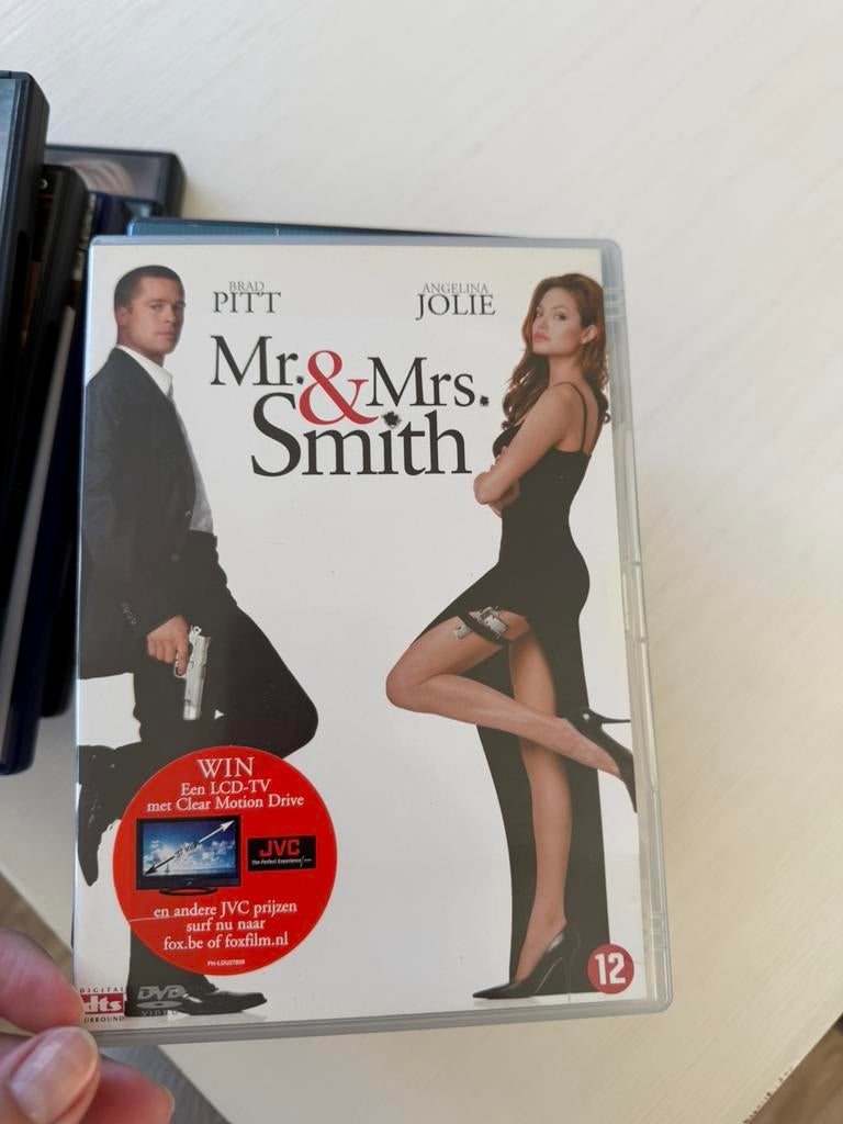 Dvd Mr. & Mrs. Smith (Brad Pitt/Angelina Jolie), Vanaf 12 jaar, Ophalen of Verzenden, Zo goed als nieuw, Actiekomedie