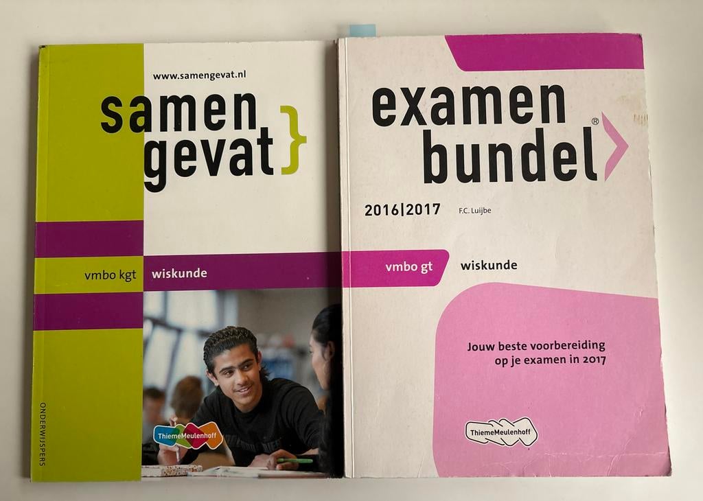 Samengevat & Examenbundel Wiskunde VMBO KGT 2016/2017, Ophalen of Verzenden, Gelezen, VMBO, Wiskunde A