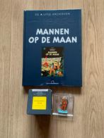De Kuifje Archieven: Mannen op de Maan met beeldje, Eén stripboek, Ophalen of Verzenden, Zo goed als nieuw
