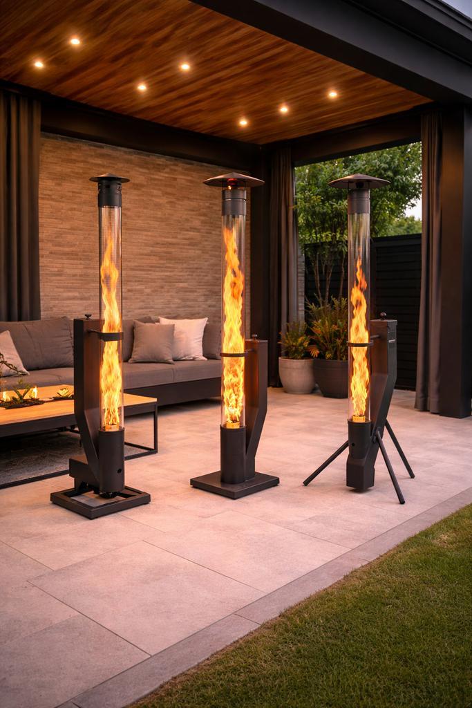 Nieuwe pellet kachel terras heater - diverse modellen, Tuin en Terras, Terrasverwarmers, Nieuw, Vloer, Ophalen of Verzenden