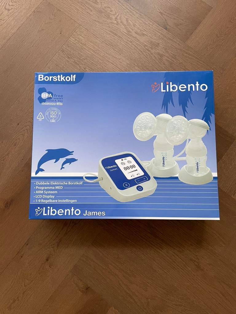 Libento James elektrische dubbelzijdige borstkolf, Kinderen en Baby's, Babyvoeding en Toebehoren, Ophalen, Gebruikt, Borstkolf