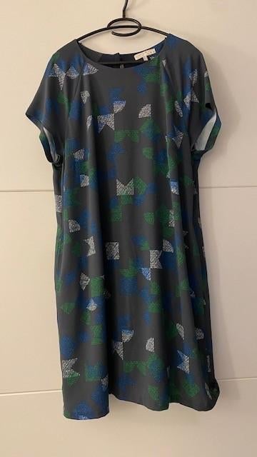 Liberty Island donkerblauw jurk met print, Kleding | Dames, Blauw, Maat 46/48 (XL) of groter, Liberty Island, Ophalen of Verzenden
