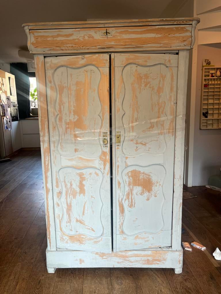 Antieke Biedermeier (?) kast, Antiek en Kunst, Antiek | Meubels | Kasten, Ophalen