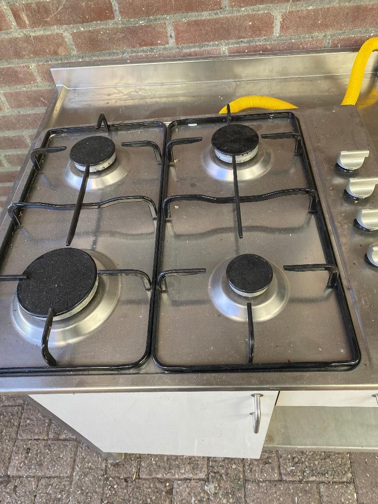 inbouw gas kookplaat, Gebruikt, Inbouw, Gas, 4 kookzones