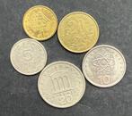 5 munten Griekenland jaren 1975 - 1992 dragmas, Ophalen of Verzenden, Overige landen