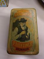 Antieke Friesche Baai Tabak Blik F. Lieftinck Groningen, Ophalen of Verzenden, Gebruikt, Overige