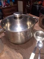 Roestvrijstalen pan 8 liter merk royalty line, Ophalen of Verzenden, Rvs, Kookpan of Snelkookpan