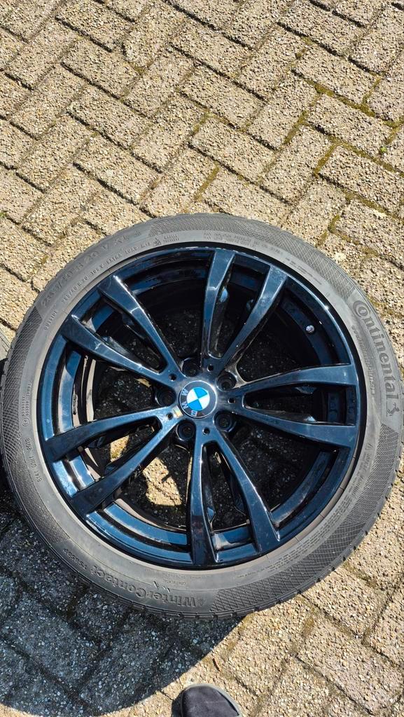 BMW 20 inch velgen met Continental winterband, Auto-onderdelen, Banden en Velgen, Banden en Velgen, Winterbanden, 20 inch, Ophalen